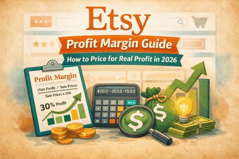 Etsy profit margin pricing guide 2026